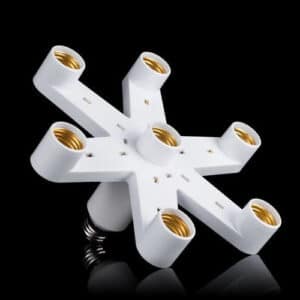 Splitter, splitter for E27 bulbs 7 sockets