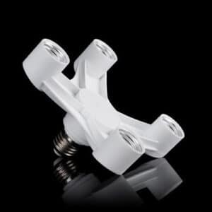 Splitter, splitter for light bulbs E27 4 sockets