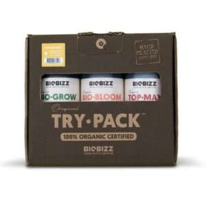 Biobizz TRY-PACK INDOOR 3x250ml Fertilizer and Booster Kit | trypack for 1-4 plants