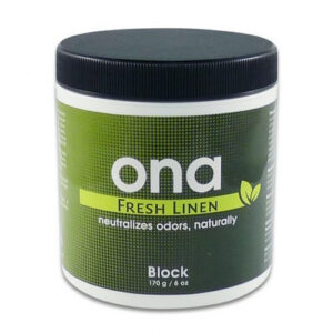 ONA Block Fresh Linen 170g - odour neutalizing block