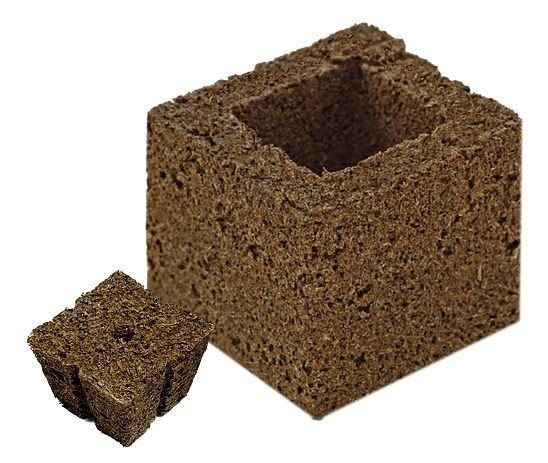 Eazy Plug plant cloning/rooting block 7.5 x 7.5 x 6cm 1 pc. 1 Eazy Plug plant cloning/rooting block 7.5 x 7.5 x 6cm 1 pc.