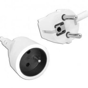 3m long single socket and cable extension cable / 1mm2