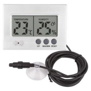 Weather station electronic thermometer, hygrometer with sensor