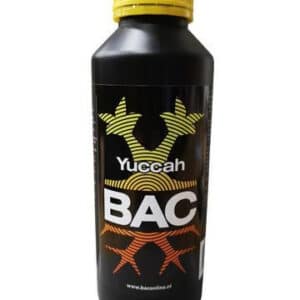 Yuccah BAC Flüssigdüngerflasche mit gelbem Deckel für Pflanzenwachstum EliteGrower
