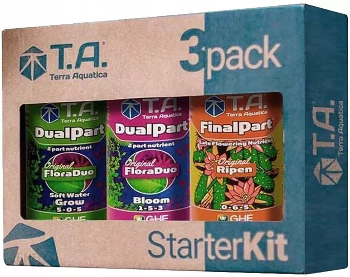 GHE Terra Aquatica Flora Duo Tripack Soft Water Set 1 GHE Terra Aquatica Flora Duo Tripack Soft Water Set