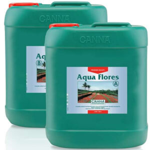 Canna Aqua Flores A+B Fertilizer 2x10L - Bloom Nutrient for Hydroponic Growing