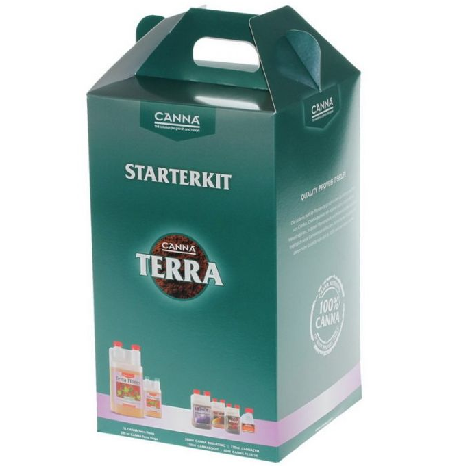 Canna Terra Starterkit - set of nutrients for 1m2 1 Canna Terra Starterkit - set of nutrients for 1m2