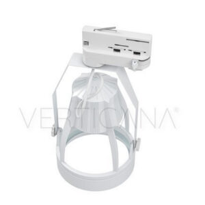 VERTICANA® Rail Holder | WHITE | Light bulb holder