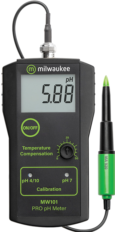 Milwaukee MW101-SOIL pH Meter Kit 1 Milwaukee MW101-SOIL pH Meter Kit