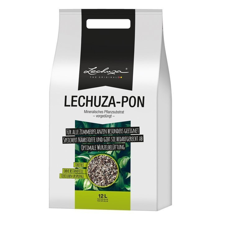 Lechuza-PON 12L - The high-quality pure mineral plant substrate alternative to soil 1 Lechuza-PON 12L - The high-quality pure mineral plant substrate alternative to soil