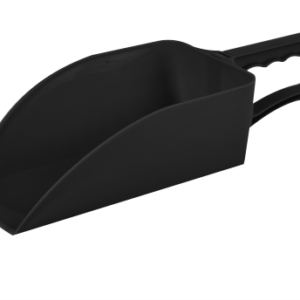 Herbgarden Garden Scoop - Flat Base Scoop up to 2kg | Black