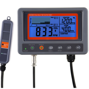 Electronic controller & monitor / meter of CO₂