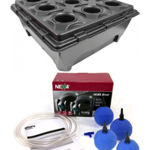 DWC OXYPOT 110L, Complete hydroponic system for 9 plants, 83x83xh38cm / 110L NUTRICULTURE