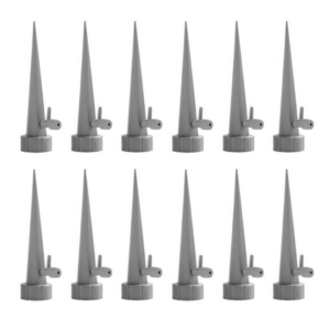 Herbgarden Bottle Watering Drippers Grey - Auto drip system 12pcs