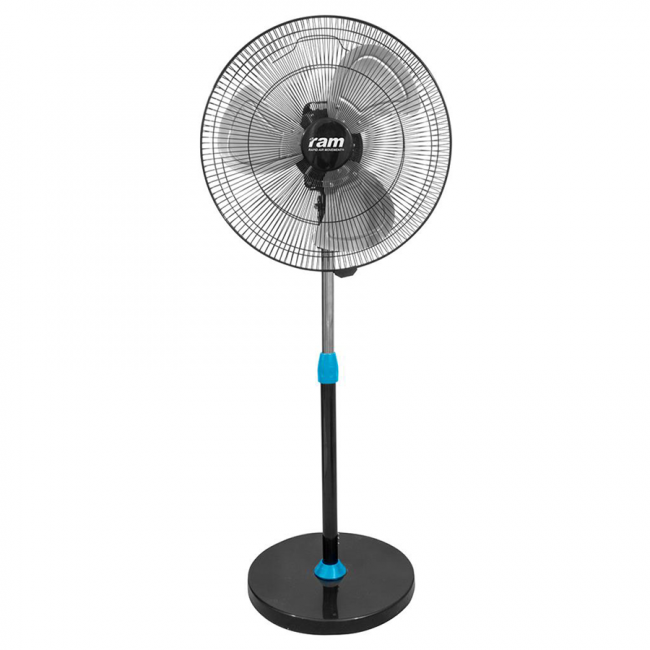 RAM Heavy Duty Pedestal Fan, 450 mm, 140 W, EU-Plug 1 RAM Heavy Duty Pedestal Fan, 450 mm, 140 W, EU-Plug