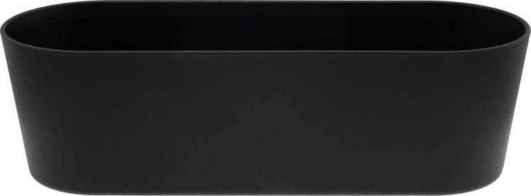 Leni black pot 36 cm x 14 x 11 cm for window sill 1 Leni black pot 36 cm x 14 x 11 cm for window sill