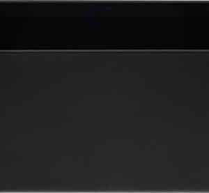 Leni black pot 27 cm x 10 x 8 cm for window sill