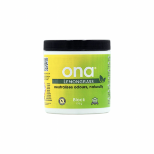 ONA Block Lemon Grass 170g - a lemon grass odor neutralizer
