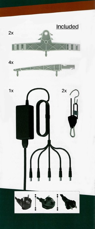 Secret Jardin Cosmorrow 4/5x20W LED power supply - for 4-5 lamps 1 Secret Jardin Cosmorrow 4/5x20W LED power supply - for 4-5 lamps