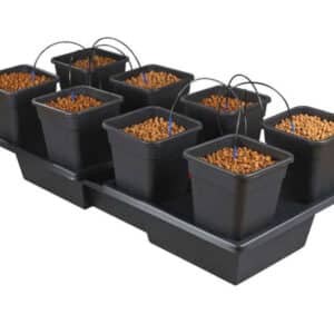 WILMA LARGE WIDE hydroponic system 8 x 18L - 170x75xh20cm