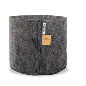 Growbag Root Pouch charcoal fabric pot 28x26cm 16L grey