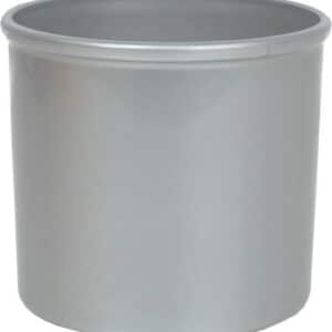 LENI CORONA 22/19 gloss cylindrical pot cover - Silver