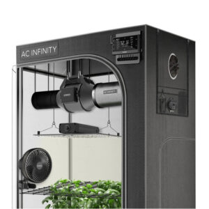 AC Infinity AI+ Grow Tent Kit 120x60x180 cm – Complete 220W LED Indoor Grow System with 150 mm Ventilation & Controller AI+