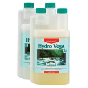 Fertilizer Canna Hydro Vega 2x1L Soft Water - growth hydroponics fertilizer