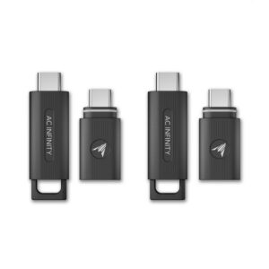 AC Infinity - UIS 1-to-1 Wireless Transmitter & Receiver, for UIS Devices and Controllers, 2-Pack