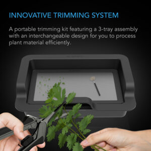 AC Infinity Large Trim Tray System - for dry trimming flowers and herbs 50x35x12cm + accessories