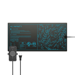 AC Infinity SUNCORE S3 – Seedling Heat Mat 52x25cm with Adjustable Dial Heat Controller, IP-67 Waterproof