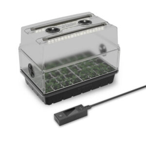 AC Infinity Heavy-Duty Humidity Dome Kit 36x16xh23cm with dimmable LED Lighting and timer